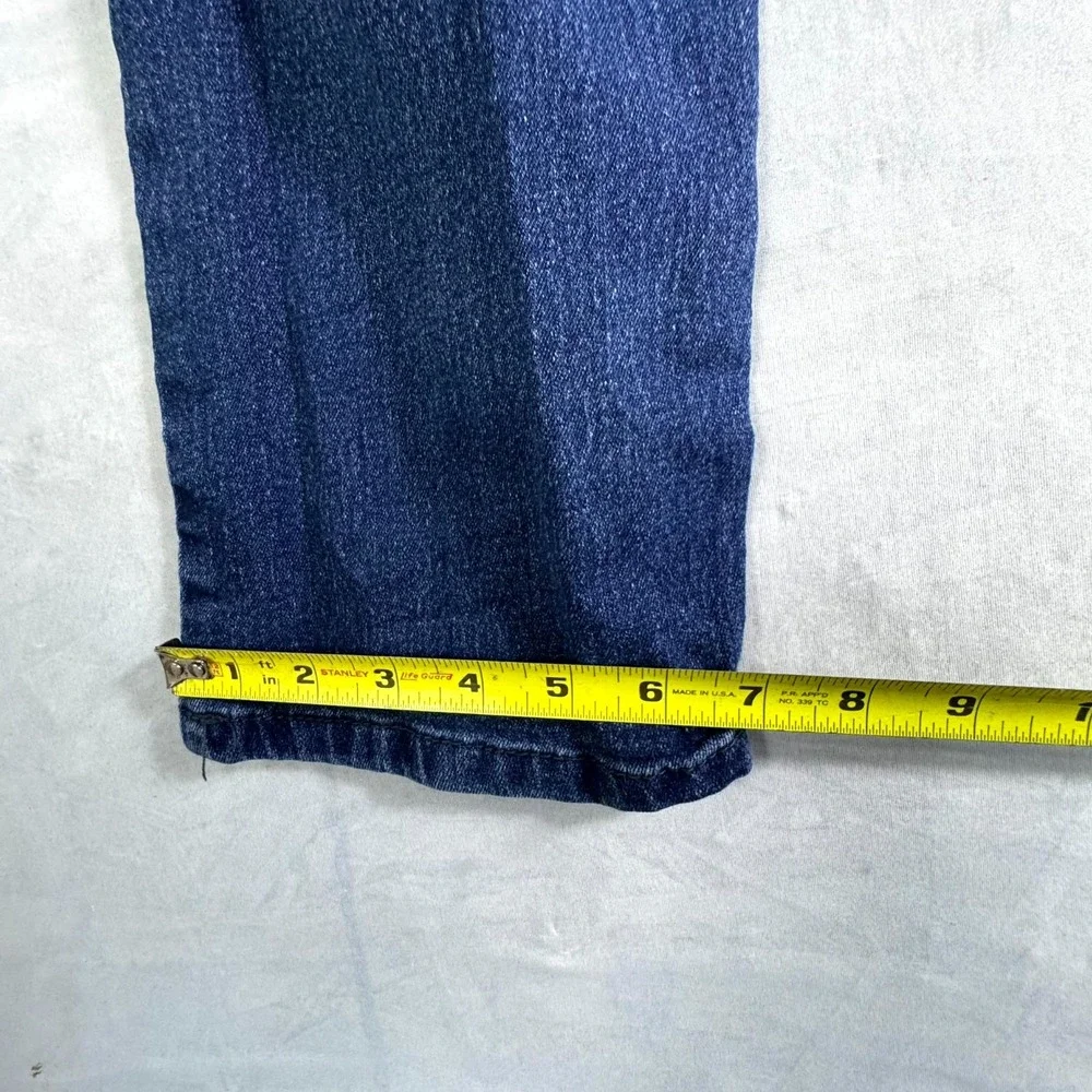 Beverly Hills Polo Club Straight Jeans Mens 34x32 Blue Denim Rider Logo Travel
